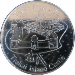 Lithuanian Heritage Collectors Coin - Trakai Island Castle