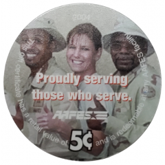 5 Cents - AAFES Gift Certificate 4K5