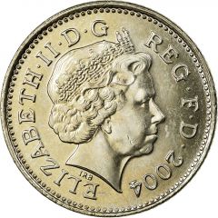10 Pence - Elizabeth II 4th portrait, Crowned Lion