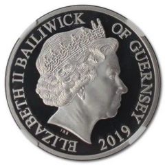 5 Pounds - Elizabeth II 75th anniversary of D-Day, Silver Proof