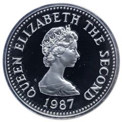 1 Pound - Elizabeth II St. Martin, Silver Proof