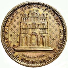 Medallion - Basilique du Puy-en-Velay and Notre-Dame de France par L. Penin