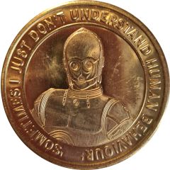 Medal - Madame Tussauds Star Wars - C-3PO