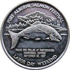 1 Dollar - Port Alberni Salmon Festival British Columbia