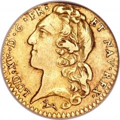 1/2 Louis d'Or - Louis XV