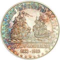 Medal - 300 years of German immigration into America