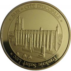 Jeton touristique - Fonderie Saint Luc -Cathédrale Sainte Cécile - Albi - Cordes sur Ciel