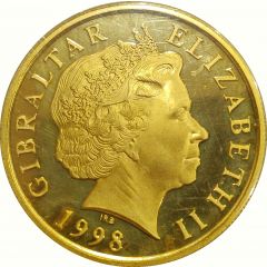 5 Pounds - Elizabeth II Millennium, Gold Proof