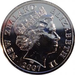 5 Dollars - Elizabeth II 4th Portrait, Tuatara