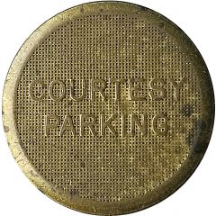 Parking Token - Courtesy Parking PPI