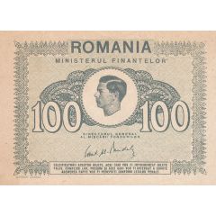 100 Lei - Mihai I Ministry of Finance