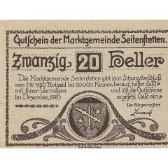 20 Heller Seitenstetten