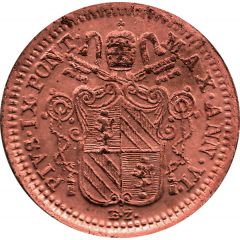 1 Quattrino - Pio IX