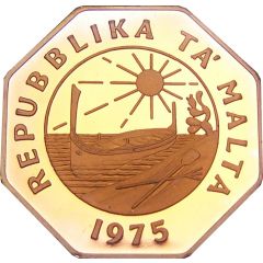 25 Cents 1st Anniversary of the Republic of Malta