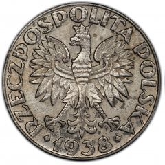 50 Groszy Nickel plated Iron, German Occupation WW II