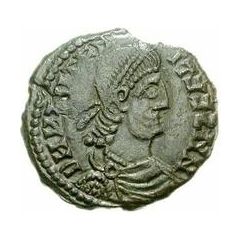 Æ In the name of Constantius II, Beaded staffs
