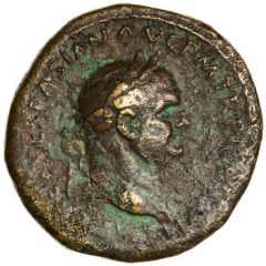 Sestertius - Vespasian S C, Spes