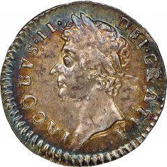 1 Penny - James II incl. Maundy