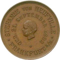 Medal - Birth of Stefanie de Neufville