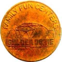 Arcade Token - Golden Dome Greenbelt, Maryland