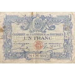 1 Franc - Chambre de Commerce de Bourges [18]