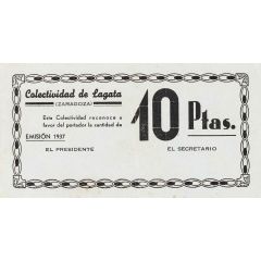 10 Pesetas Lagata