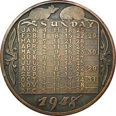 Medal - New years calendar
