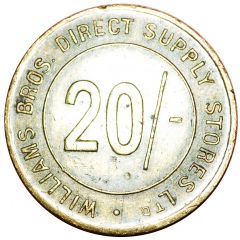 20 Shillings - Williams Bros. Direct Supply Stores Ltd