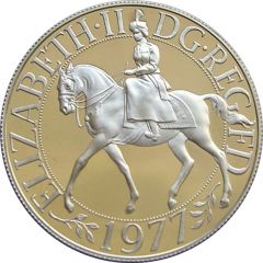 25 New Pence - Elizabeth II Silver Jubilee, Silver Proof