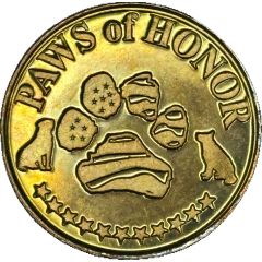 Medal - Paws of Honor