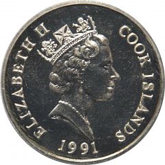 5 Dollars - Elizabeth II Heaviside’s dolphins