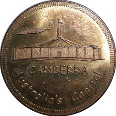 Medal - ACT - Canberra Australia`s Capital Tourist Souvenir