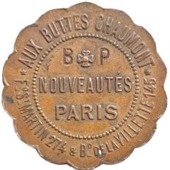 Bon pour une Prime - Aux Buttes Chaumont contremarque BP - Paris [75]