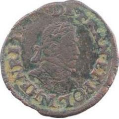 Double Tournois - Henri III Toulouse mint, Type 1D