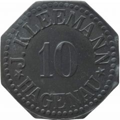 10 Pfennig - Hagenau J. Kleemann