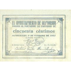 50 Céntimos Almoradí