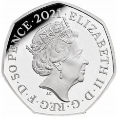 50 Pence - Elizabeth II Tigger, Silver Proof