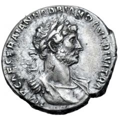Denarius - Hadrian PARTH F DIVI NER NEP P M TR P COS FORT RED, Fortuna