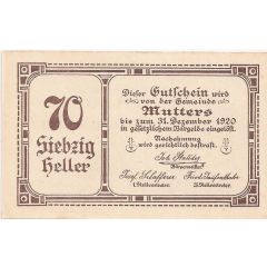 70 Heller Mutters