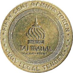 50 Cent Gaming Token - Trump Taj Mahal Casino Atlantic City