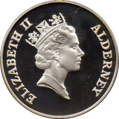 2 Pounds - Elizabeth II Total Eclipse of the Sun, Silver Proof