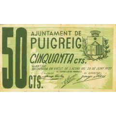50 Céntimos Puigreig