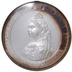 Medal - Victoria Golden Jubilee, J. Ottley, silver