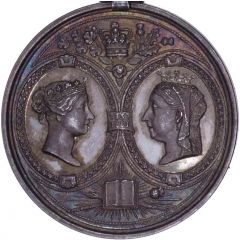 Medal - Victoria Golden Jubilee, Guildford, silver