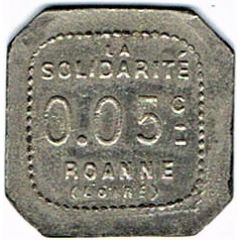 0.5 Centimes - Coopérative Civile La Solidarité Roanne