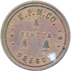1 Dollar - K.P.M. Co. Kinzua, Oregon