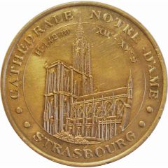 Monnaie de Paris Tourist Token - Strasbourg Cathédrale Notre-Dame - XIIe-XVe s.