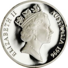 5 Dollars - Elizabeth II 3rd Portrait - Tom Roberts - Masterpieces in Silver