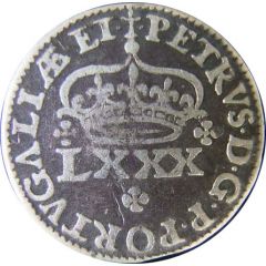 LXXX Réis `4 Vintens` - Pedro Prince Regent