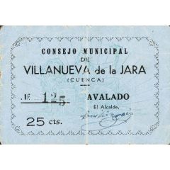 25 Céntimos Villanueva de la Jara